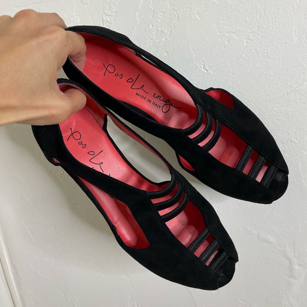 Pao Ole Rouge suede sandals